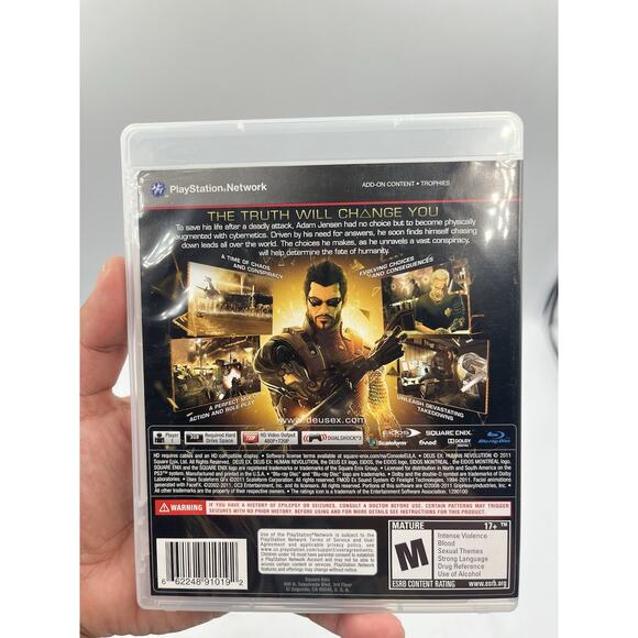 Deus Ex: Human Revolution (PS3) Complete & Tested! Free Shipping! - Picture 6 of 9